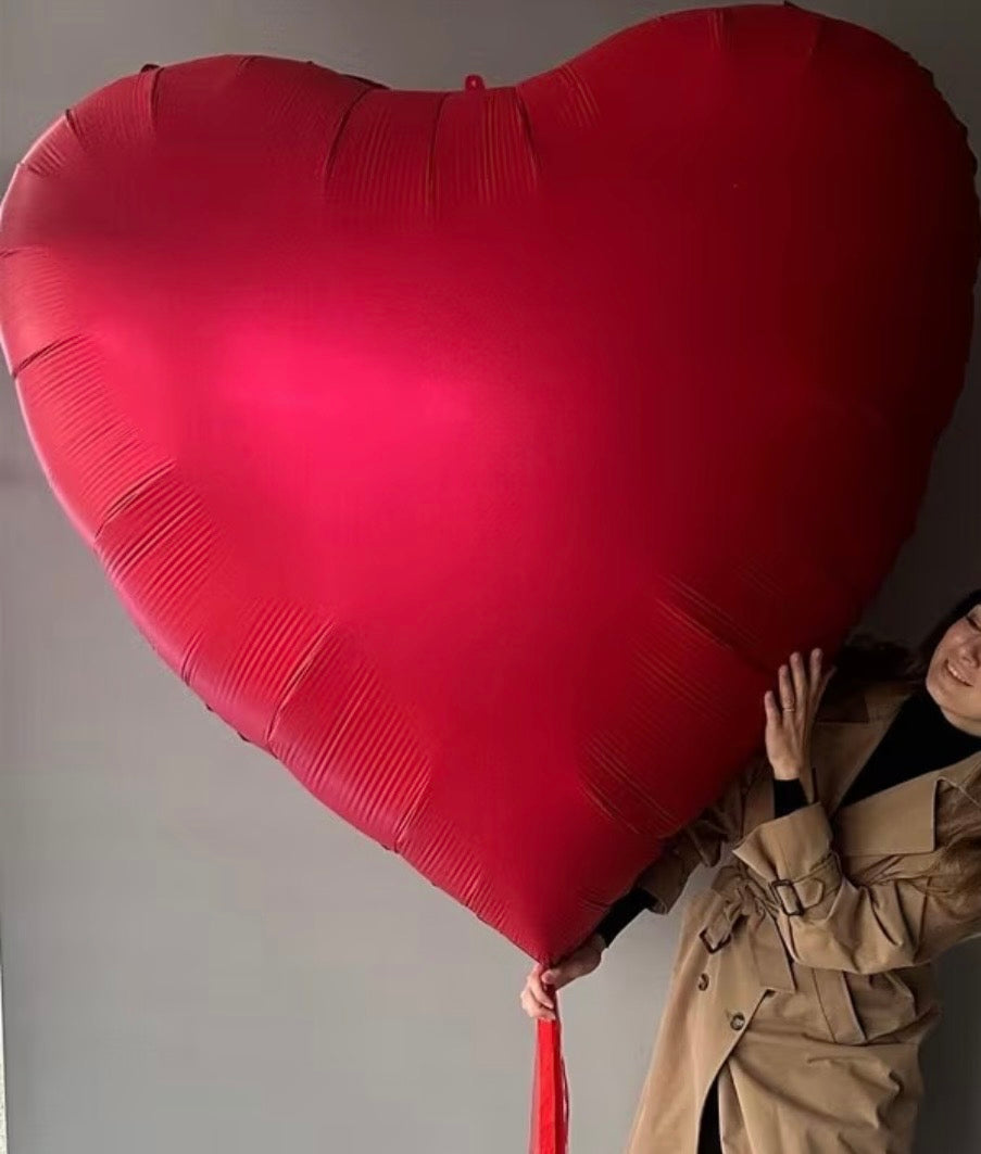 Madame Wow  | Riesen-Herzballon (1.5m) (mit Musik & Erlebnis)