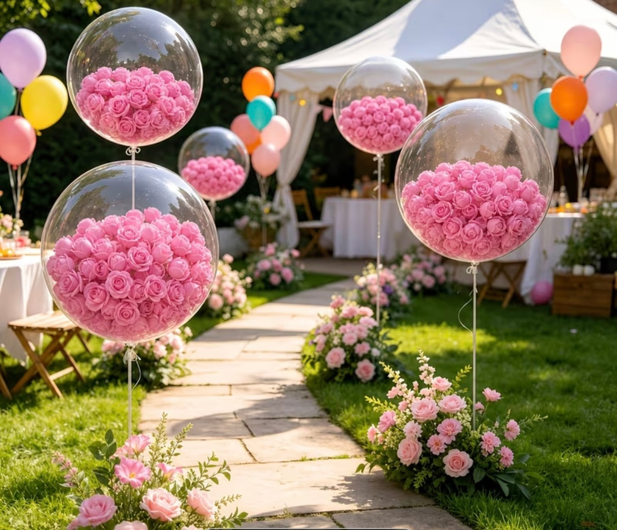 Der personalisierbare Überraschungs-Ballon (90cm) (mit Musik & Erlebnis)